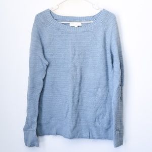 LOFT Light Blue Crewneck Sweater - XL